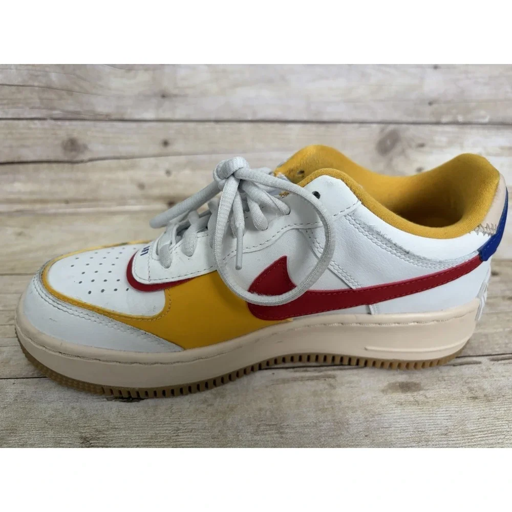 Nike Air Force 1 Shadow Sneakers CI0919-118 Streetwear Summit White Green Sz 7.5